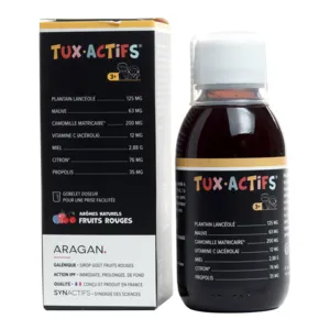Aragan Sirop gorge enfant Tux Actifs