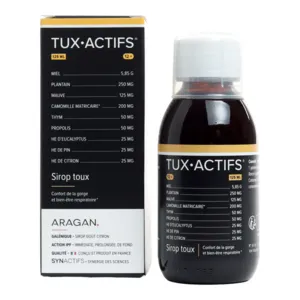 Aragan Sirop gorge 12 ans+ Tux Actifs