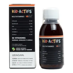 Aragan Sirop Multivitamines 3+ Kid Actifs