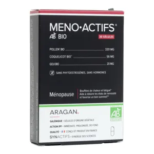 Aragan gélules ménopause Meno Actifs Bio
