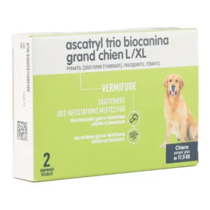 Biocanina Ascatryl Trio vermifuge grand chien