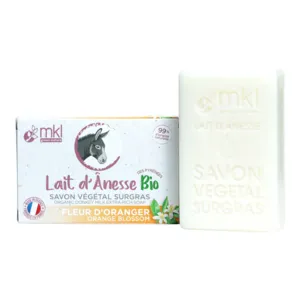 Savon au lait d'ânesse Bio Fleur d'oranger MKL