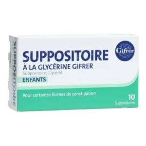 Gifrer Suppositoire glycérine Constipation Enfants