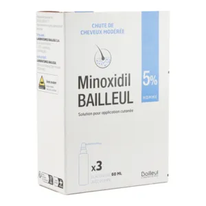 Bailleul Minoxidil 5 % Chute de cheveux