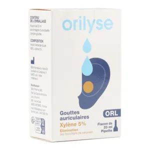Orilyse gouttes auriculaires bouchon cérumen