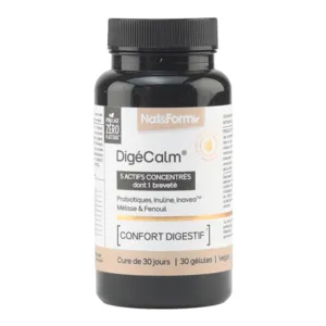 Nat et Form gélules DigéCalm pour le confort digestif