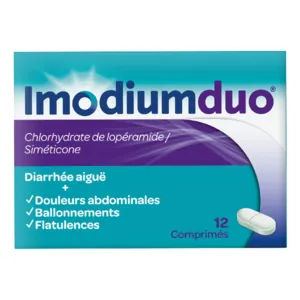 Imodium Duo médicament contre la diarrhée