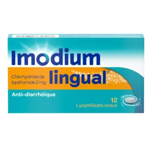 Imodium Lingual anti diarrhée sans eau