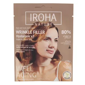 Iroha Nature Masque anti rides visage et cou