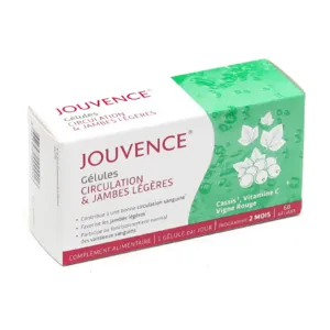 Jouvence Circulation et jambes légères en gélules