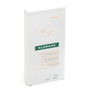 Klorane bandes épilation visage amande douce