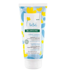 Klorane Bébé crème lavante au cold cream peau sèche