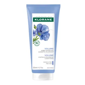 Après-shampoing Klorane aux fibres de lin pour cheveux fins