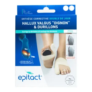 Epitact Attelle corrective de jour pour hallux valgus