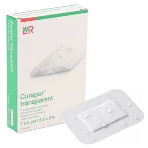 Pansement Curapor transparent stérile chirurgical étanche