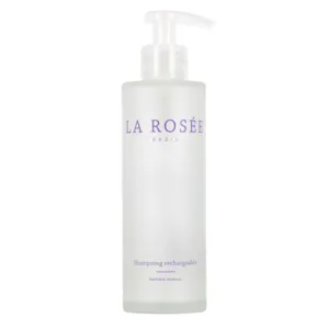 La Rosée flacon vide de shampoing en verre rechargeable