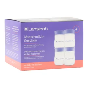 Lansinoh pots de conservation de lait maternel col large