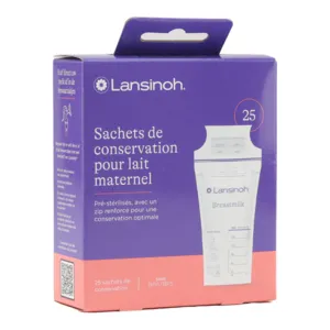 Sachet conservation lait maternel Lansinoh