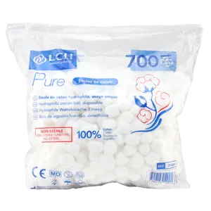 Boules de coton désinfection de la peau