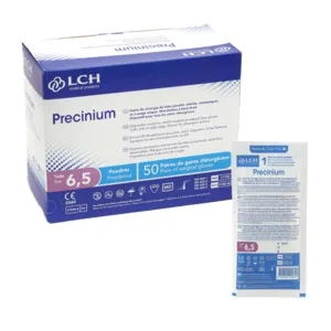 Precinium gants latex poudrés stériles à usage unique LCH