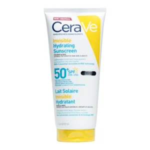 Lait solaire hydratant visage et corps CeraVe SPF 50+