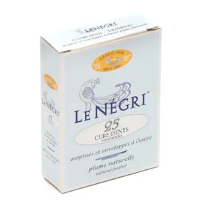 Cure-dents Le Négri à base de plume naturelle