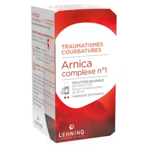 Lehning Arnica Complexe n°1 solution buvable contre courbature