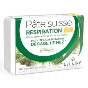 Lehning Pate Suisse pin eucalyptus pastille rhume