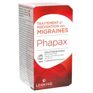 Lehning Phapax en gouttes pour la migraine