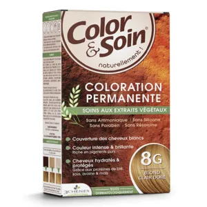 Les 3 Chênes Color et Soin blond clair doré 8G coloration cheveux