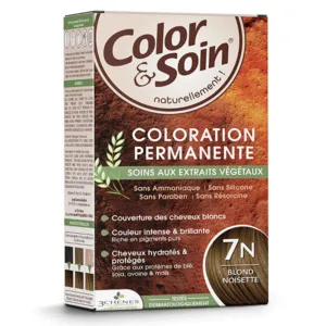 Les 3 Chênes Color et Soin blond noisette 7N coloration cheveux