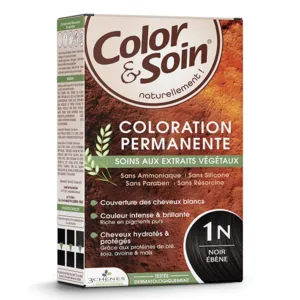 Les 3 Chenes coloration cheveux Color et Soin noir ébène 1N