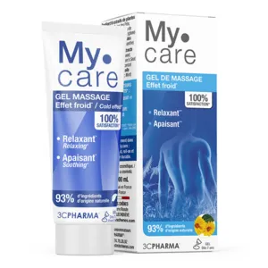 Les 3 Chênes My.care gel de massage effet froid relaxant apaisant