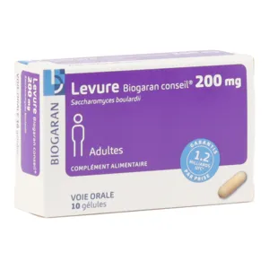 Biogaran levure 200 mg Saccharomyces boulardii gélules