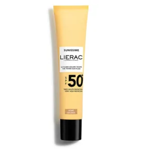 Fluide solaire visage teinté Lierac Sunissime SPF 50+ doré