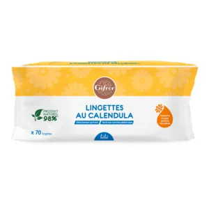Gifrer Bébé lingettes pour la toilette au Calendula