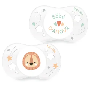 Luc et Léa sucette Essentiel anatomique silicone 0-2 mois