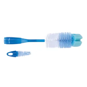Goupillon biberon 2 en 1 Luc et Léa embout mousse