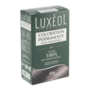 Coloration permanente Luxéol Châtain Naturel 4N