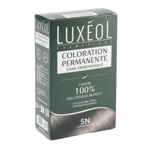 Coloration permanente Luxéol 5N Châtain Clair