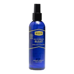 Eau florale de bleuet Bio Waam Décongestionnante et apaisante