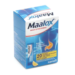 Maalox citron suspension buvable