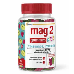 Gummies Croissance et immunité Mag 2 Kids