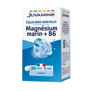 Comprimés Magnésium marin + B6 Juvamine
