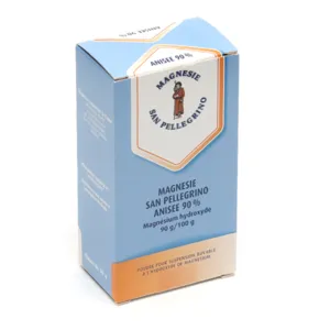 Magnesie San Pellegrino anisée 90% poudre
