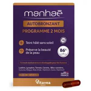 Manhaé Gélules autobronzantes