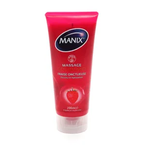 Manix gel parfum fraise massage sensuel