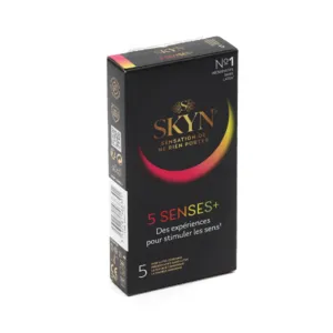 Assortiments de préservatifs sans latex Manix Skyn 5 Senses+
