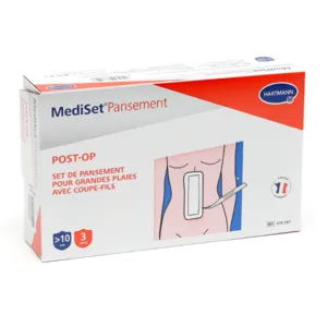 Mediset set de pansement pour grandes plaies Post-Op