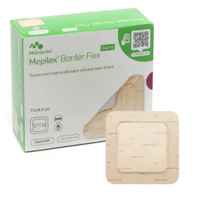 Pansement hydrocellulaire Mepilex Border Carré